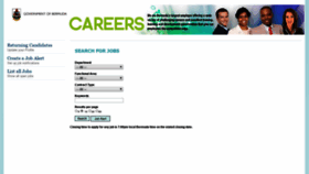 What Govtcareers.gov.bm website looked like in 2020 (4 years ago)