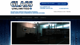 What Glassunlimited.com website looked like in 2020 (4 years ago)