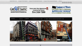 What Groupeimpec.com website looked like in 2020 (4 years ago)