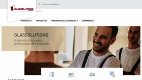 What Glassolutions.pt website looked like in 2020 (4 years ago)