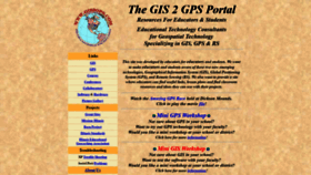 What Gis2gps.com website looked like in 2020 (4 years ago)