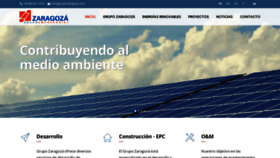 What Grupozaragoza.com website looked like in 2020 (4 years ago)