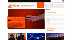 What Grattan.edu.au website looked like in 2020 (4 years ago)