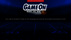 What Gameonsocal.com website looked like in 2020 (4 years ago)