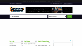 What Golocalclassified.com website looked like in 2020 (4 years ago)