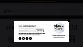 What Glitterandspice.ca website looked like in 2020 (4 years ago)
