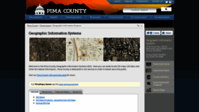 What Gis.pima.gov website looked like in 2020 (4 years ago)