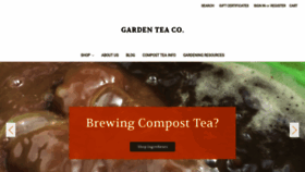 What Gardenteacompany.com website looked like in 2020 (4 years ago)