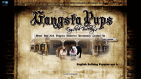 What Gangstapups.com website looked like in 2020 (4 years ago)