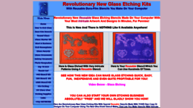 What Glass-etching-kits.com website looked like in 2020 (4 years ago)