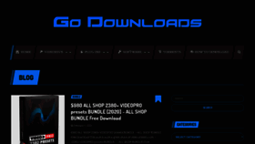 What Godownloads.net website looked like in 2020 (5 years ago)