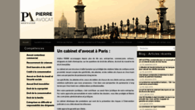 What Gpierreavocat.fr website looked like in 2020 (4 years ago)