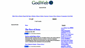 What Godweb.org website looked like in 2020 (4 years ago)