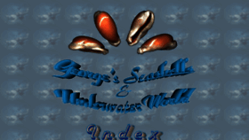 What George-shells.com website looked like in 2020 (5 years ago)