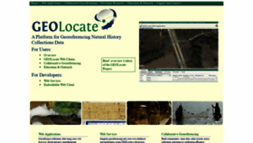 What Geo-locate.org website looked like in 2020 (4 years ago)