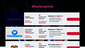 What Glucksspiele.com website looked like in 2020 (4 years ago)