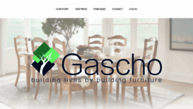 What Gaschofurniture.com website looked like in 2020 (4 years ago)