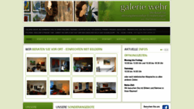 What Galerie-wehr.de website looked like in 2020 (4 years ago)