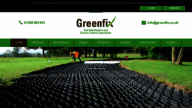 What Greenfix.co.uk website looked like in 2020 (4 years ago)