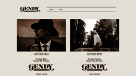 What Gendy.jp website looked like in 2020 (4 years ago)