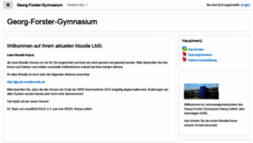 What Gfg.moodleschule.de website looked like in 2020 (4 years ago)