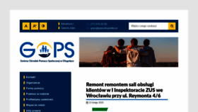 What Gopsdlugoleka.pl website looked like in 2020 (4 years ago)
