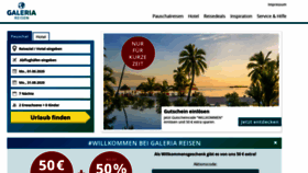 What Galeria-reisen.de website looked like in 2020 (4 years ago)