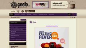 What Ganella.cz website looked like in 2020 (4 years ago)