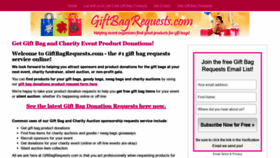 What Giftbagrequests.com website looked like in 2020 (4 years ago)