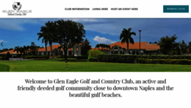 What Gleneaglecountryclub.com website looked like in 2020 (4 years ago)