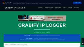 What Grabify.link website looked like in 2020 (4 years ago)