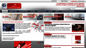 What G-truck.fr website looked like in 2020 (4 years ago)