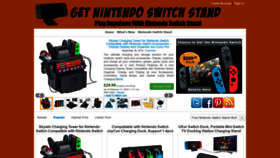 What Getnintendoswitchstand.com website looked like in 2020 (4 years ago)