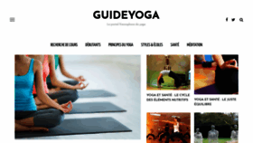 What Guideyoga.org website looked like in 2020 (4 years ago)