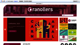 What Granollers.cat website looked like in 2020 (4 years ago)