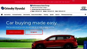 What Grimsbyhyundai.com website looked like in 2020 (4 years ago)