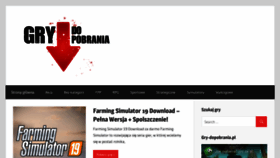 What Gry-dopobrania.pl website looked like in 2020 (4 years ago)