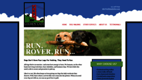 What Goldengatedog.com website looked like in 2020 (4 years ago)