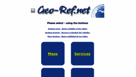 What Geo-ref.net website looked like in 2020 (4 years ago)