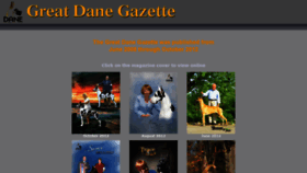 What Greatdanegazette.com website looked like in 2020 (5 years ago)