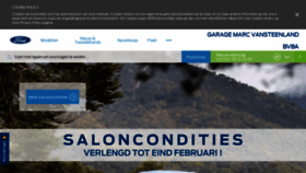 What Garagevansteenland.be website looked like in 2020 (4 years ago)