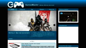 What Gamezmaster.com website looked like in 2020 (4 years ago)
