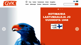 What Gvk.fi website looked like in 2020 (4 years ago)