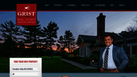 What Gristrealestate.com website looked like in 2020 (4 years ago)
