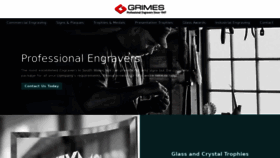 What Grimesengravers.com website looked like in 2020 (4 years ago)