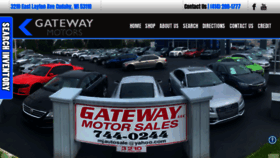 What Gatewaycarsales.com website looked like in 2020 (4 years ago)