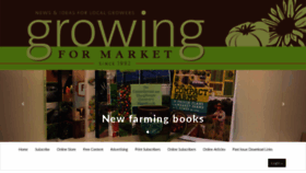 What Growingformarket.com website looked like in 2020 (4 years ago)