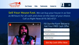What Getitdonehousebuyers.com website looked like in 2020 (4 years ago)