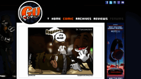 What Gucomics.com website looked like in 2020 (5 years ago)