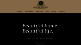What Grandereserveyorkville.com website looked like in 2020 (4 years ago)